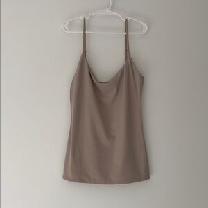 Aritzia Taupe Contour Tank Top